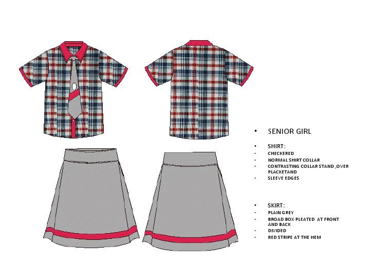 Kendriya Vidyalaya Class 3 Uniform, KV Standard 3 to 8 Girls Uniform