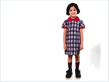 Unisex's School Uniform (KV-001_Purple_30) : : Fashion