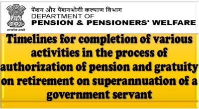 timelines-for-completion-of-various-activities-for-pension-and-gratuity-doppw